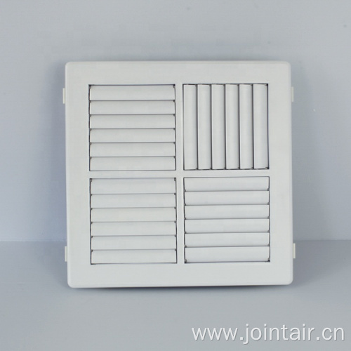 Plastic Multi-directional Air Outlet 4 Way Ceiling Diffusers